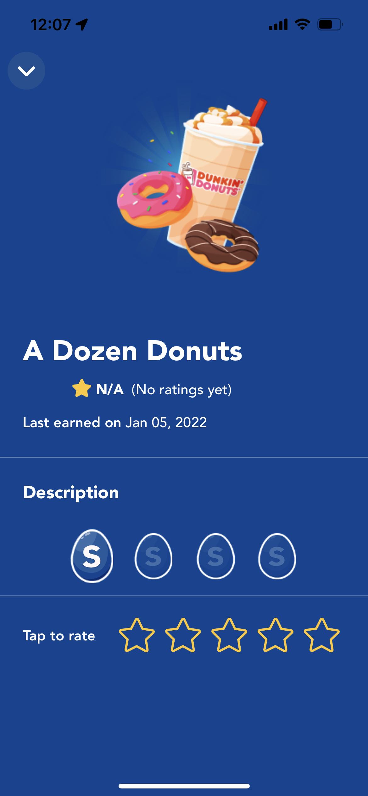 A Dozen Donuts perk card